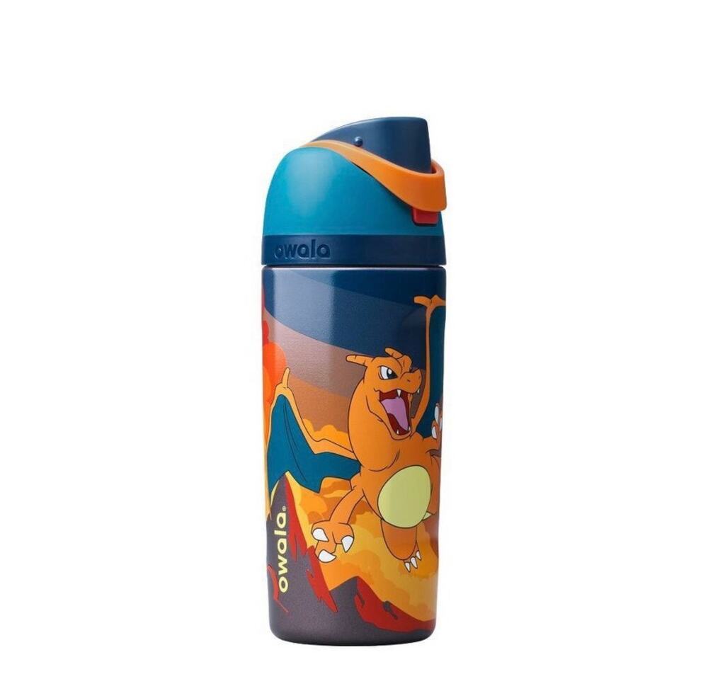 Owala 16 fl oz FreeSip Water Bottle - Pokemon Charizard Brings the Heat